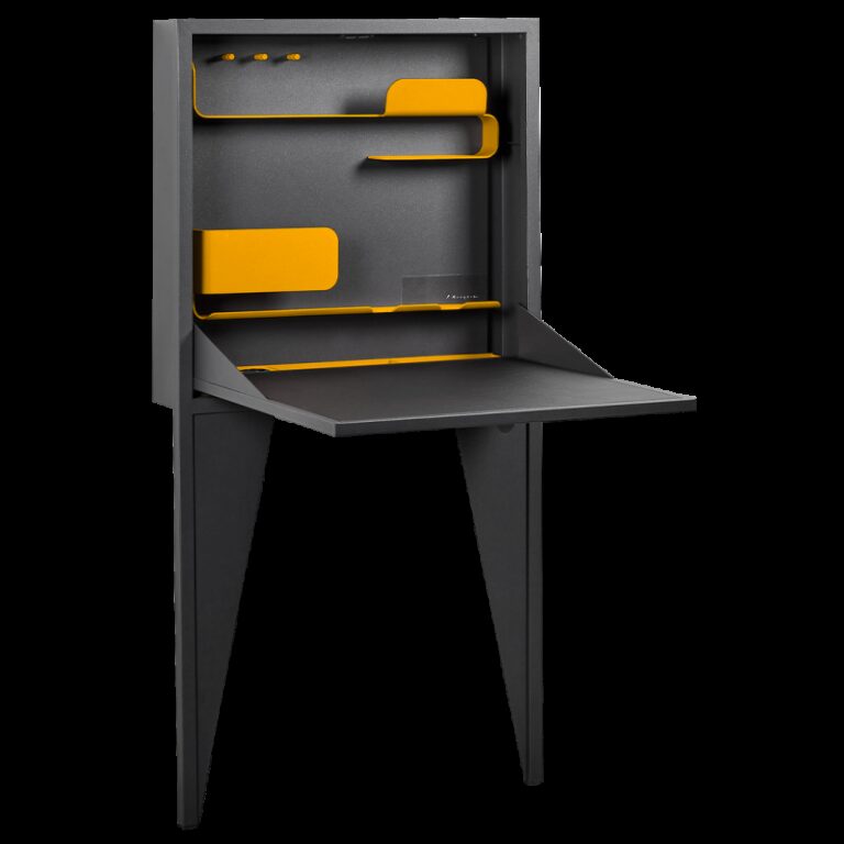 FERMOB - Bureau secrétaire FERMOB Face à face en métal - 3 coloris
