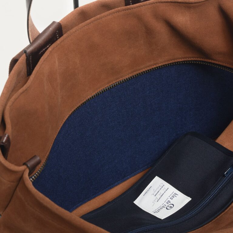 Bleu De Chauffe - Cabas business Méline - Brun fauve