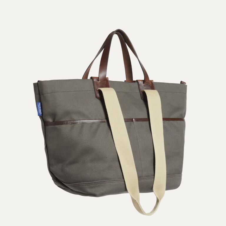 Bleu De Chauffe - Cabas business Méline - Kaki BM/Tweed