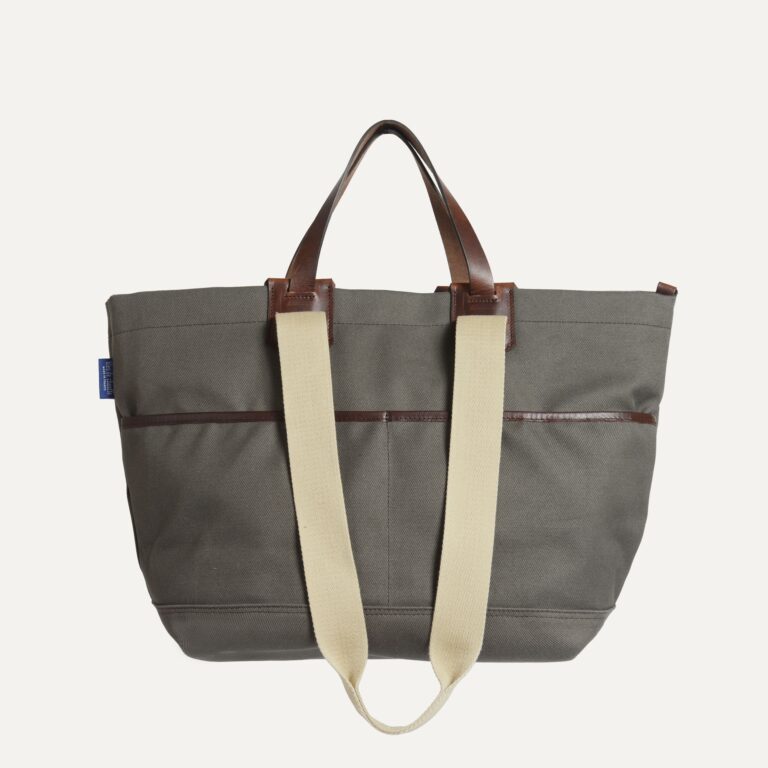 Bleu De Chauffe - Cabas business Méline - Kaki BM/Tweed