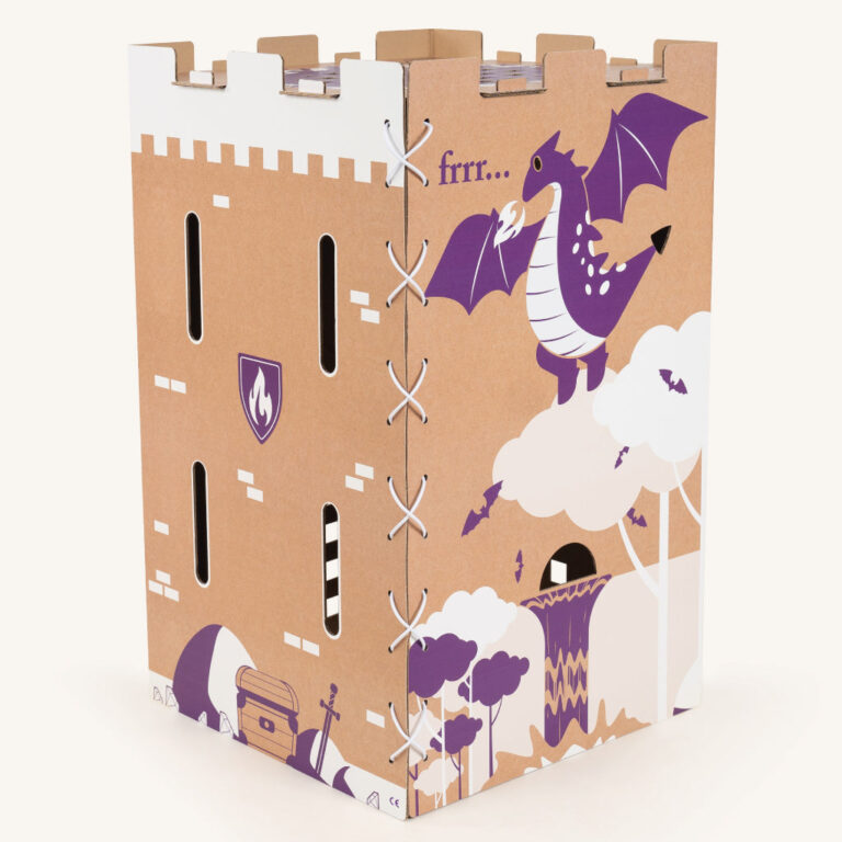 cachetoi - Cabane pliable en carton – DONJON