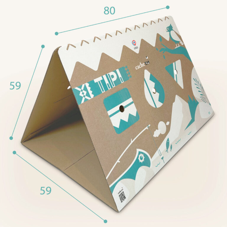 cachetoi - Cabane pliable en carton – TIPI