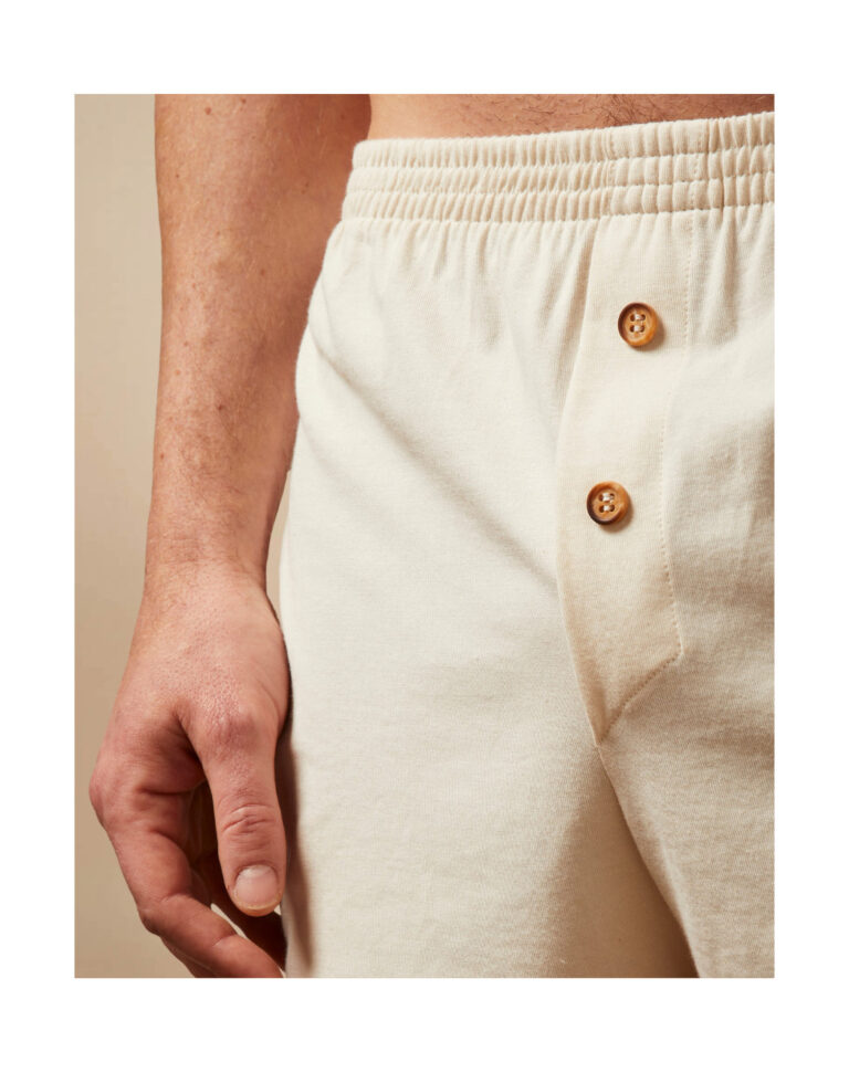 Maison Lemahieu - Caleçon court en Coton BIO - Naturel – 2XL