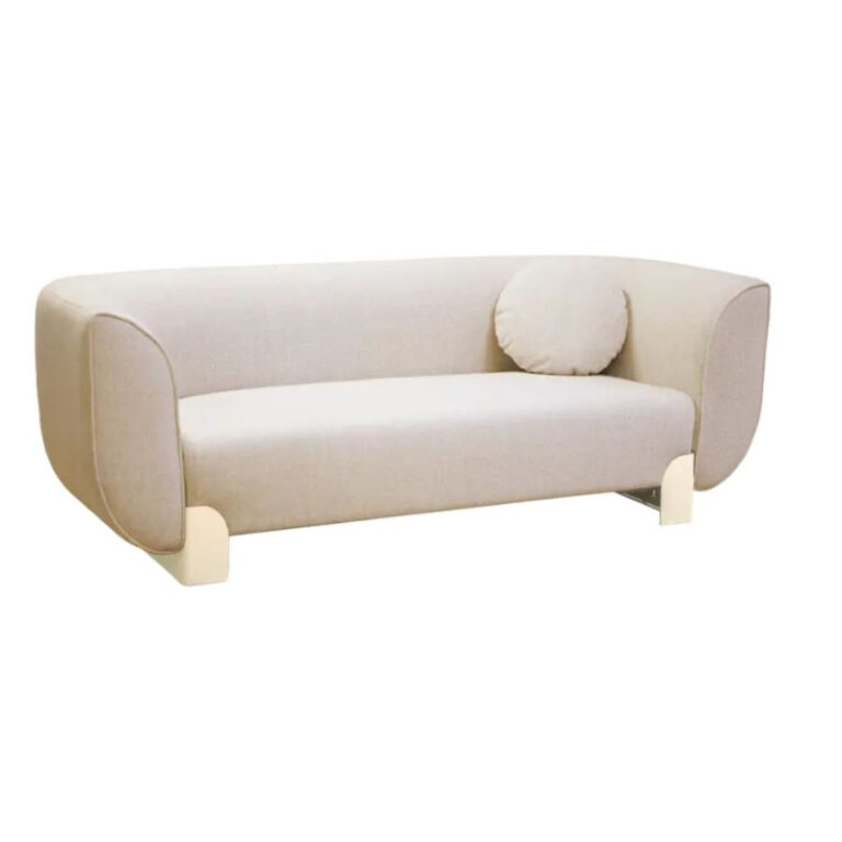 FERMOB - Canapé 3 places FERMOB Voulez-vous Moucheté en tissu et métal - 12 coloris