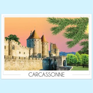 Affiche Carcassonne par la marque Foliove Foliove - Affiche Carcassonne