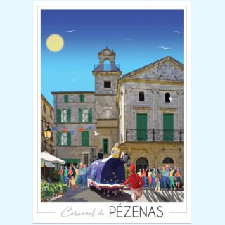Affiche de Pézenas – Carnaval par la marque Foliove Foliove - Affiche de Pézenas – Carnaval