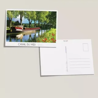 Carte postale Canal du Midi par la marque Foliove Foliove - Carte postale Canal du Midi