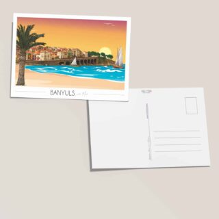 Carte postale Banyuls sur mer par la marque Foliove Foliove - Carte postale Banyuls sur mer