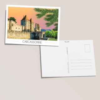 Carte postale Carcassonne par la marque Foliove Foliove - Carte postale Carcassonne