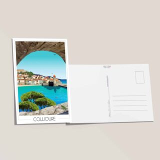 Carte postale Collioure Village Catalan par la marque Foliove Foliove - Carte postale Collioure Village Catalan