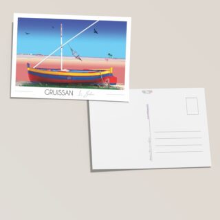 Carte postale Barque Catalane par la marque Foliove Foliove - Carte postale Barque Catalane
