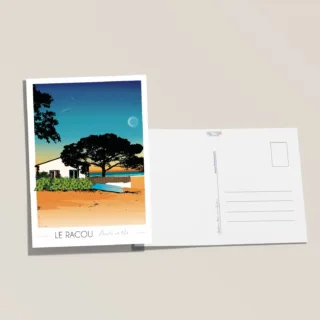 Carte postale Argelès sur Mer Le Racou soir par la marque Foliove Foliove - Carte postale Argelès sur Mer Le Racou soir