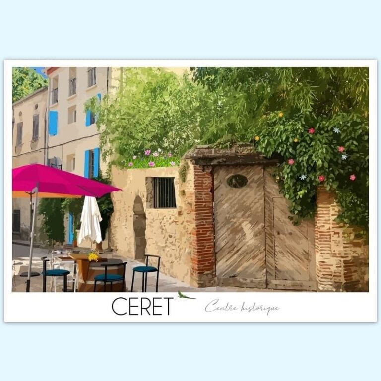 ceret 1 C aedf10e3 ccd3 4868 ab4b c9ba411bc150 Foliove - Affiche de Céret – B0 (100 x 140 cm)