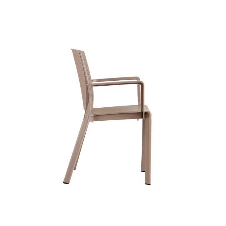 Grosfillex - Fauteuil de jardin résine Luce – Sorbet melon