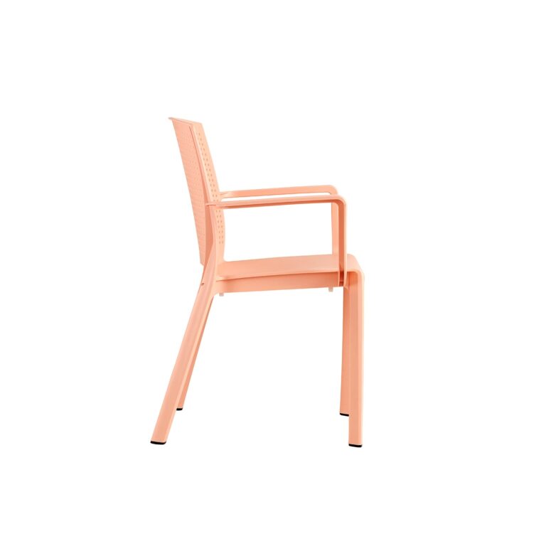 Grosfillex - Fauteuil de jardin résine Luce – Anthracite recyclé