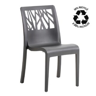Chaise de jardin Végétal recyclée par la marque Grosfillex Grosfillex - Chaise de jardin Végétal recyclée