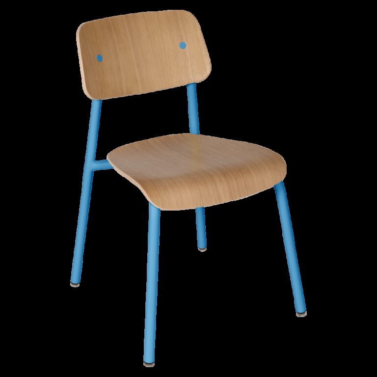 FERMOB - Chaise de repas FERMOB Studie chêne en bois et métal - 25 coloris