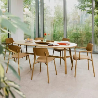 Chaise de repas FERMOB Studie en tissu et métal – 7 coloris par la marque Fermob Fermob - Chaise de repas FERMOB Studie en tissu et métal – 7 coloris