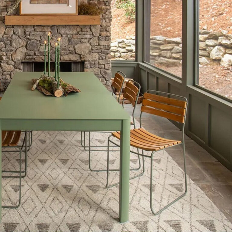 FERMOB - Chaise de repas FERMOB Surprising Teck en bois et métal - 25 coloris
