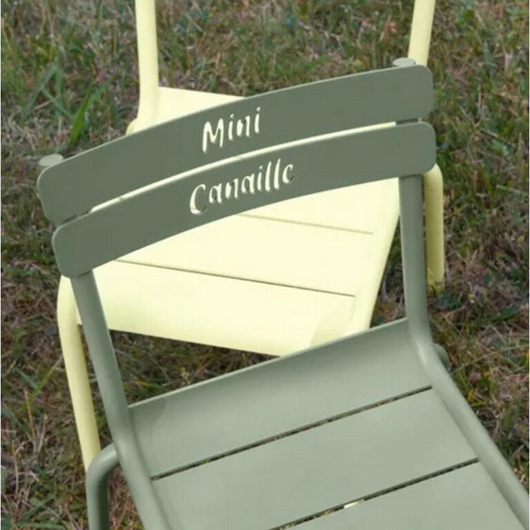 FERMOB - Chaise pour enfant mini canaille FERMOB Luxembourg Kid en métal - 7 coloris