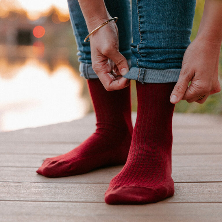 Le T-Shirt Propre - Les chaussettes en laine française – Vert / 39/42