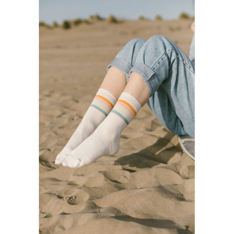 Meia Boutique - Chaussettes Tabi rayées Rétro – 39 / 42