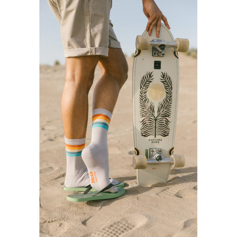 Meia Boutique - Chaussettes Tabi rayées Rétro – 39 / 42