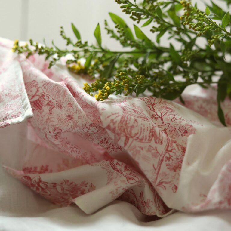 Meta SS25 - Chemise Honorine - Toile de Jouy framboise – XL