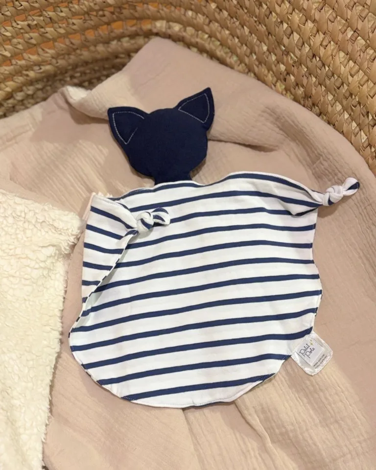 Petit Pote - Coffret naissance Doudou Bavoir – Taille unique / Sauge
