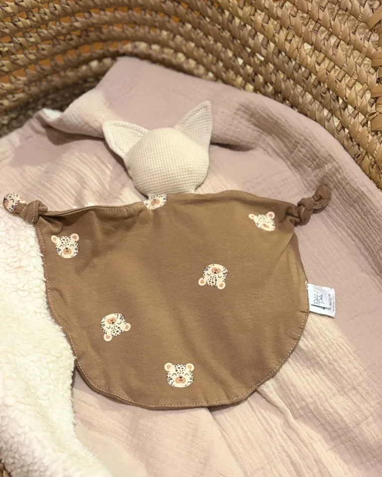 Petit Pote - Coffret naissance Doudou Bavoir – Taille unique / Sauge
