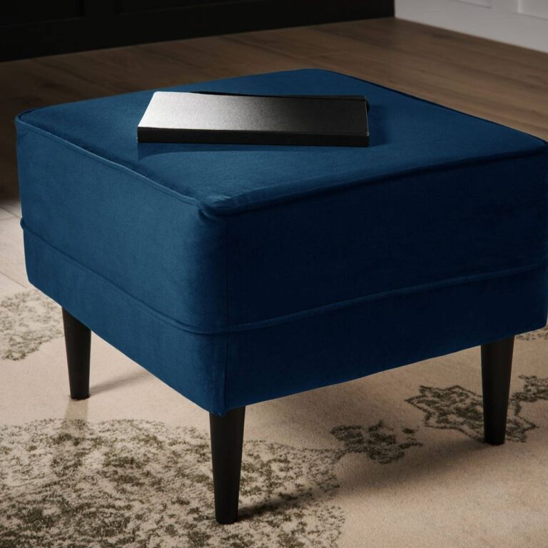 CAMIF SIGNATURE - Repose-pieds velours Oscar
