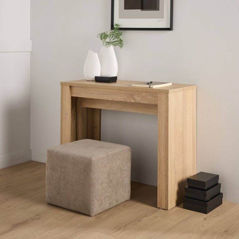ESSENTIELS PAR CAMIF - Petit pouf tissu Otis