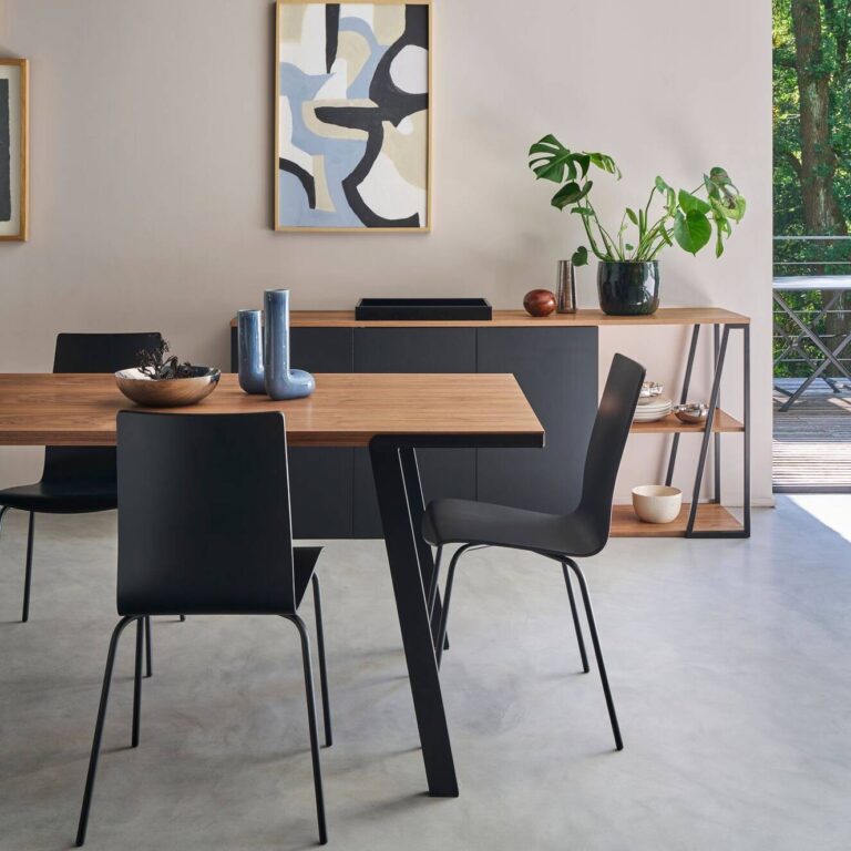 CAMIF SIGNATURE - Lot de 2 chaises hêtre teinté Reda