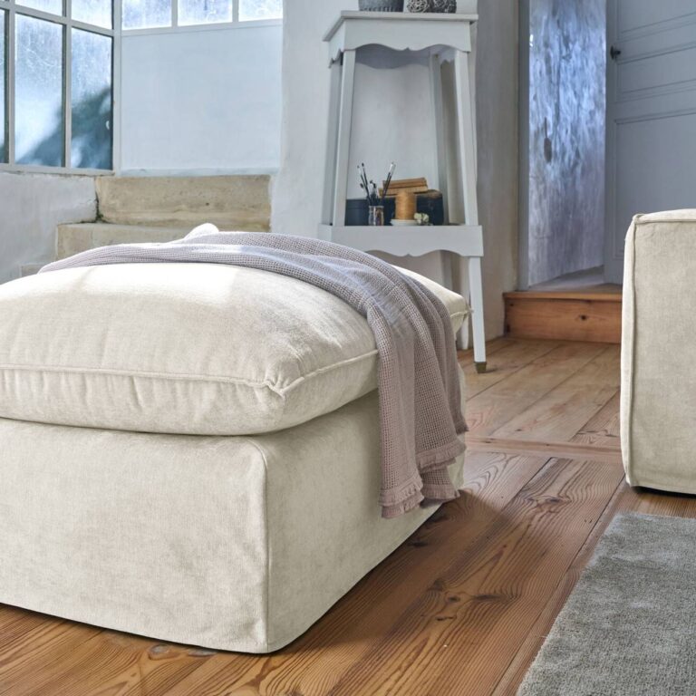 CAMIF SIGNATURE - Pouf tissu déhoussable Pablo
