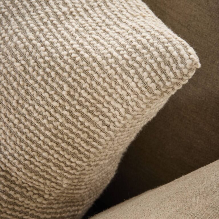 CAMIF SIGNATURE - Coussin coton lin tramé Léon