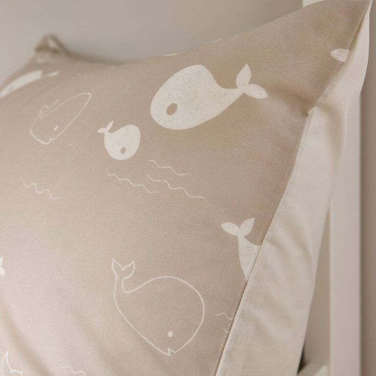 CAMILLE PAR CAMIF - Parure de lit coton P'tite Baleine