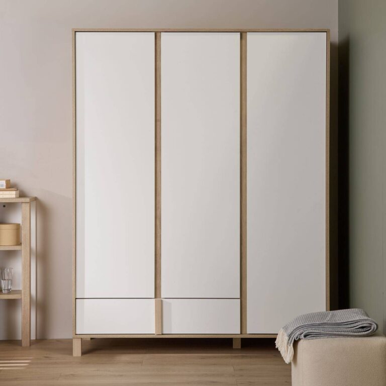 ESSENTIELS PAR CAMIF - Armoire 3 portes 1 tiroir Gabrielle