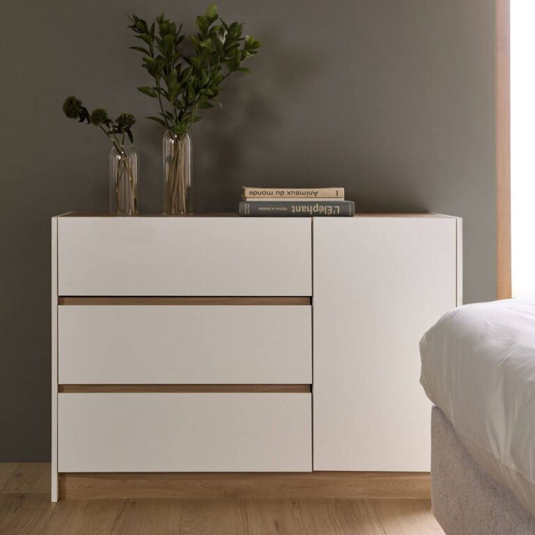 ESSENTIELS PAR CAMIF - Commode 3 tiroirs décor bois Palerme