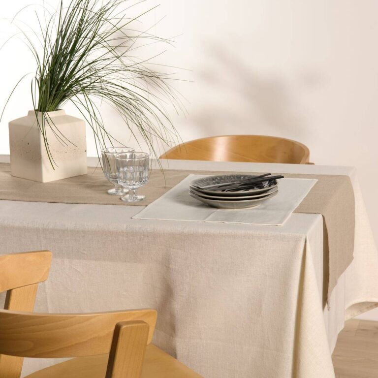 CAMIF SIGNATURE - Lot de 6 sets de table enduit coton lin  Laurie