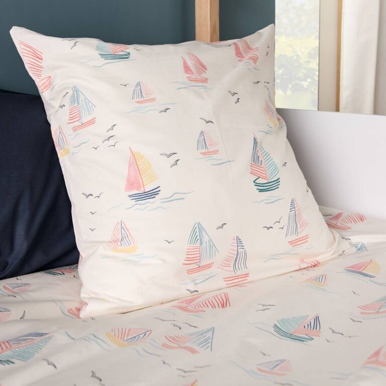 CAMILLE PAR CAMIF - Parure de lit coton Maman les p'tits bateaux