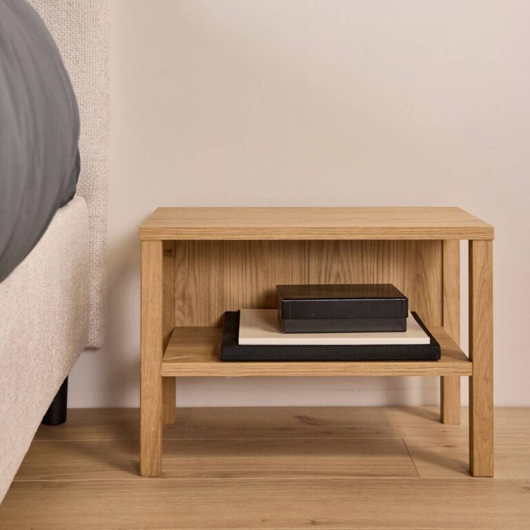 ESSENTIELS PAR CAMIF - Table de chevet décor bois Simon
