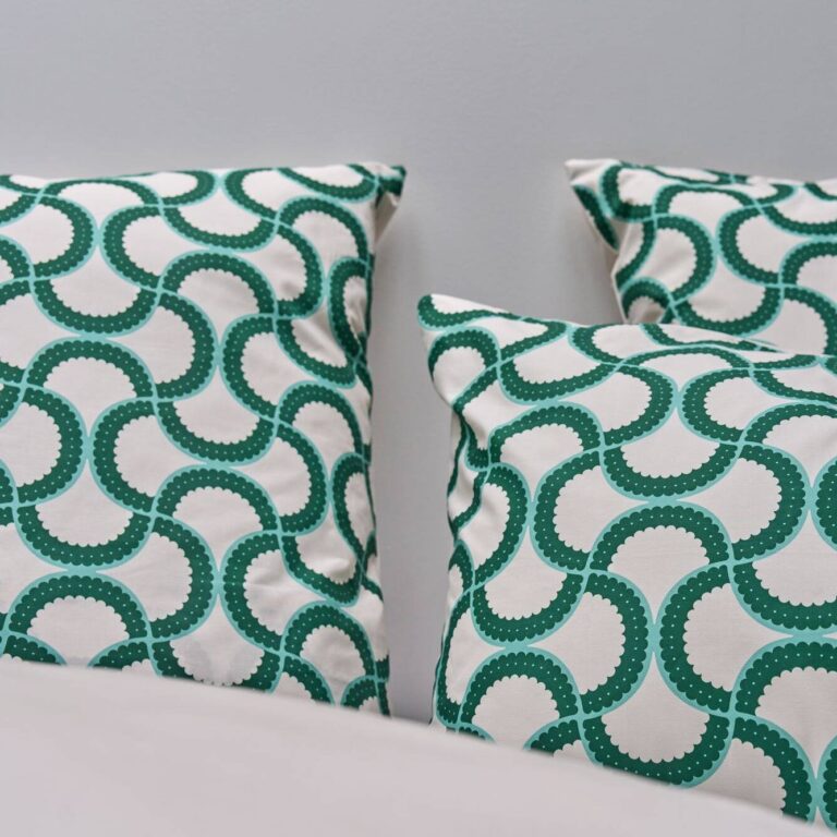 ESSENTIELS PAR CAMIF - Lot de 2 taies d'oreiller coton bio Jardin Urbain