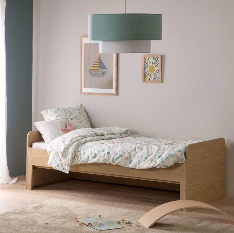 CAMILLE PAR CAMIF - Lit extensible avec tiroir en option Sami