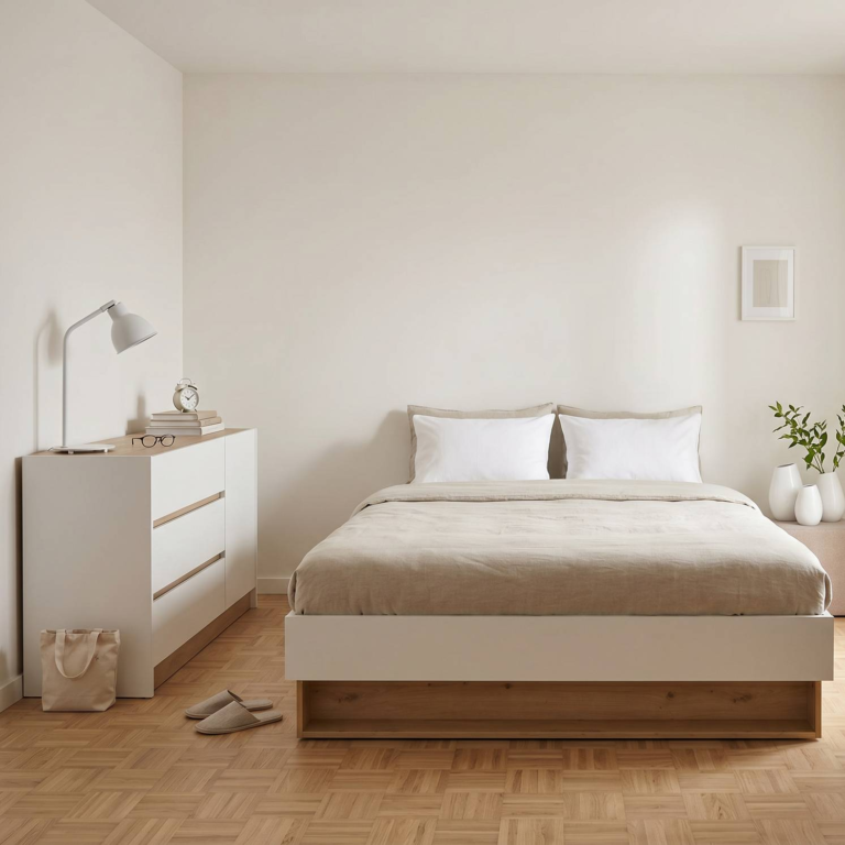 ESSENTIELS PAR CAMIF - Commode 3 tiroirs décor bois Palerme