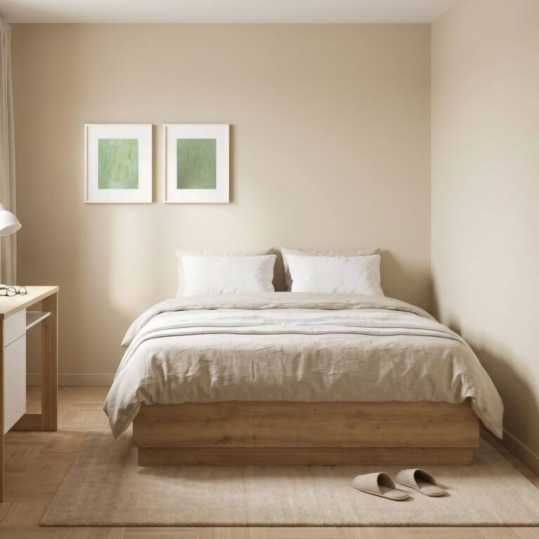 ESSENTIELS PAR CAMIF - Lit coffre décor bois Gaston
