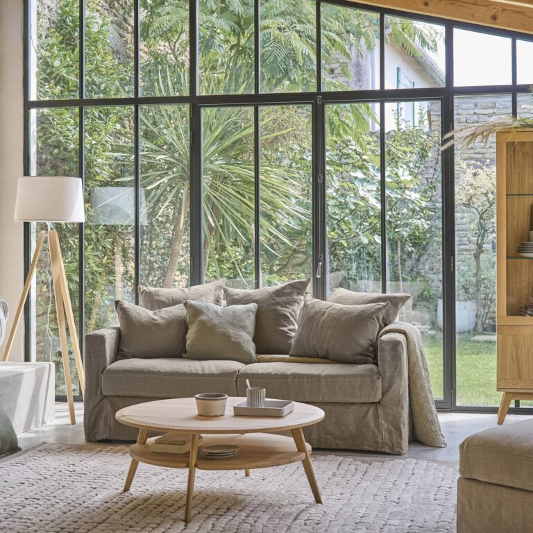 CAMIF SIGNATURE - Fauteuil XL lin déhoussable Moëze