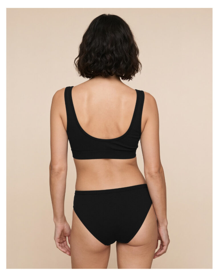 Maison Lemahieu - Culotte 100% en Coton BIO - Noir – 2XL