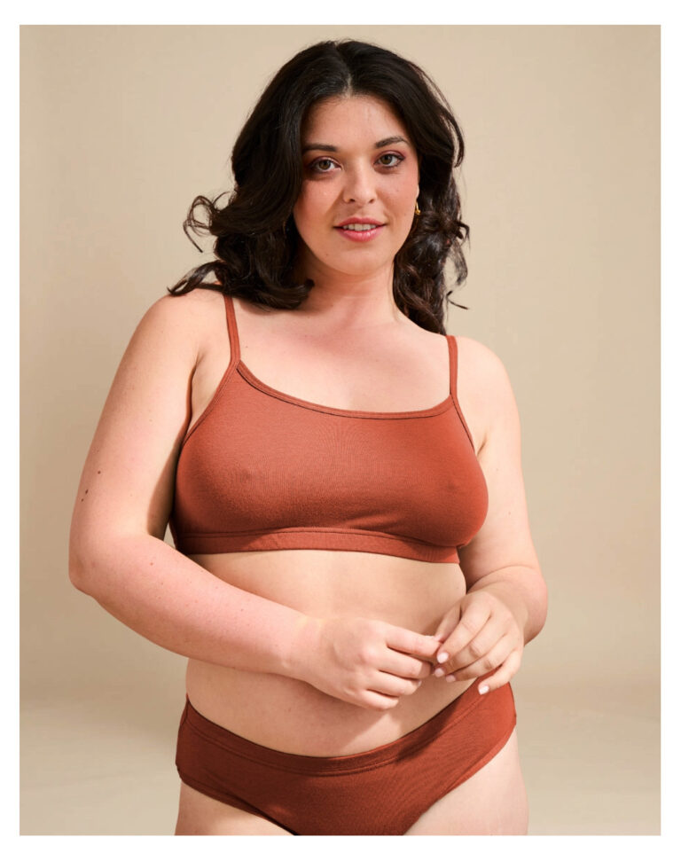 Maison Lemahieu - Culotte coton modal - Terracotta – 2XL