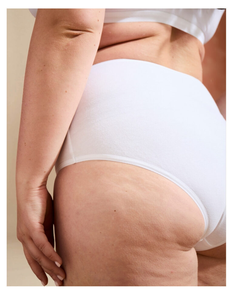 Maison Lemahieu - Culotte taille haute en Coton BIO - Blanc – 2XL