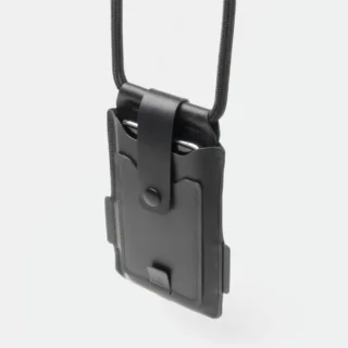 Darksails - Pochette Téléphone de Voyage en Cuir Noir